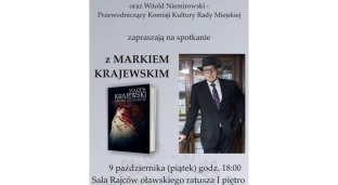 Marek Krajewski w bibliotece „Koronka”