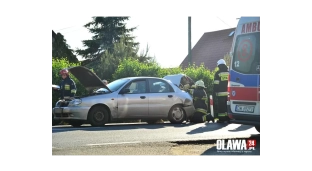 Nie zachowała odległości - wypadek 3 aut