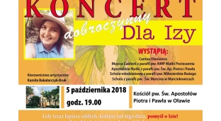 Koncert dobroczynny dla Izy Kawałko