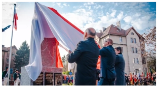 Odsłonięcie pomnika i obchody 100. rocznicy Odzyskania Niepodległości