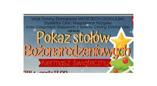 Pokaz stołów i kiermasz świąteczny