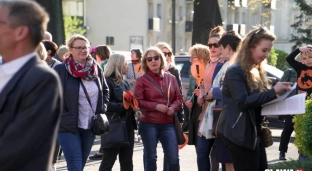 Spotkali się, bo wspierają protest nauczycieli [GALERIA]