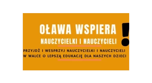 Oława wspiera nauczycieli. Rodzice chcą okazać im wsparcie