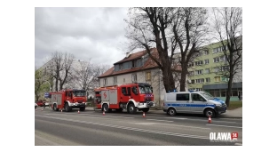 Pożar poddasza kamienicy