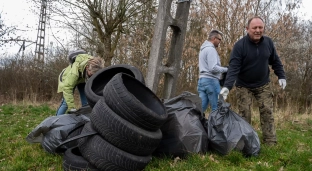 Posprzątali tereny zielone w pobliżu Odry