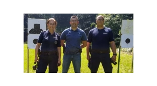 Oławscy policjanci na podium w strzelaniu