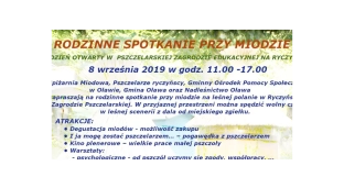 Rodzinne spotkanie przy miodzie