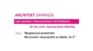 O bezpieczeństwie w szkołach i placówkach oświatowych