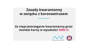 Dziewięć osób z powiatu w kwarantannie domowej