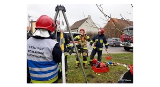 Pies wpadł do studni, uratowali go strażacy