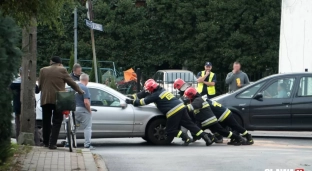 Nie ustąpił pierwszeństwa, doprowadził do zderzenia