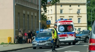 Potrącenie pieszej na 11 Listopada