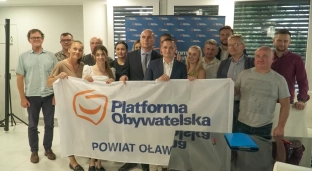 Marek Drabiński został szefem oławskiego koła Platformy Obywatelskiej