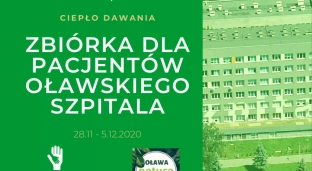 Możesz pomoc pacjentom oławskiego szpitala. Dołącz do zbiórki