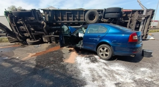 Groźny wypadek na autostradzie A4. Dojazd do Wrocławia zablokowany