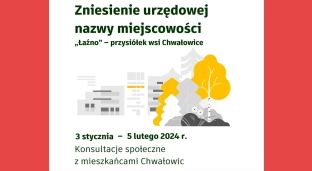 Zniesienie nazwy miejscowości. Weź udział w konsultacjach społecznych