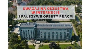 Oszustwa w internecie. Nieprawdziwa oferta pracy w starostwie