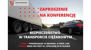 Będą mówić o bezpieczeństwie w transporcie ciężarowym