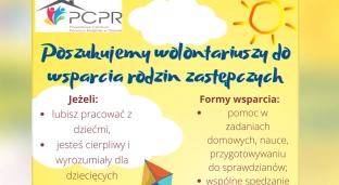 Poszukiwani są wolontariusze do wsparcia rodzin zastępczych